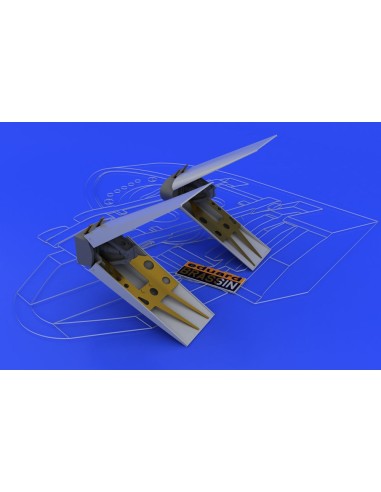 F-16 air brakes for Tamiya 
