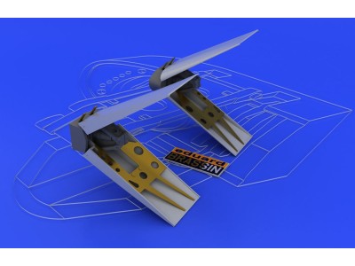 F-16 air brakes for Tamiya 