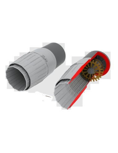 MiG-29 exhaust nozzles for Academy/EDU 