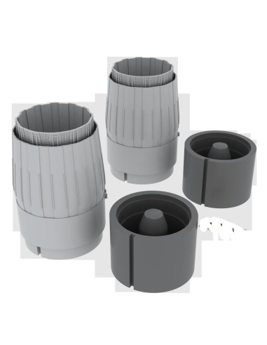 MiG-29 exhaust nozzles for Academy/EDU 
