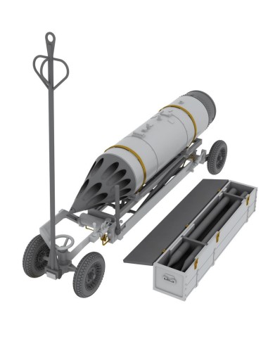 Rocket launcher B-8M1 and loading cart 