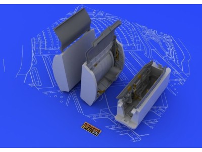 MiG-21 wheel wells for Eduard 