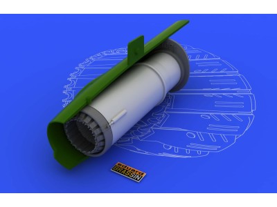 MiG-21 BIS exhaust nozzle for Eduard 