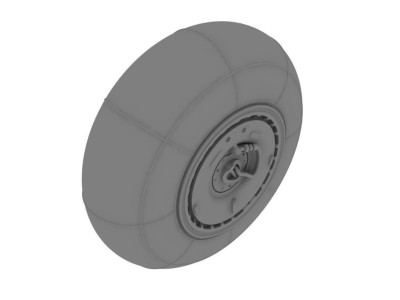 Bf 110 C/D main undercarriage wheels 