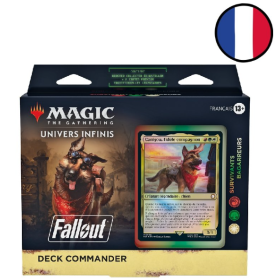 deck commander fallout survivants bagarreurs magic fr