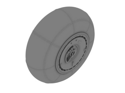 Bf 110 C/D main undercarriage wheels 