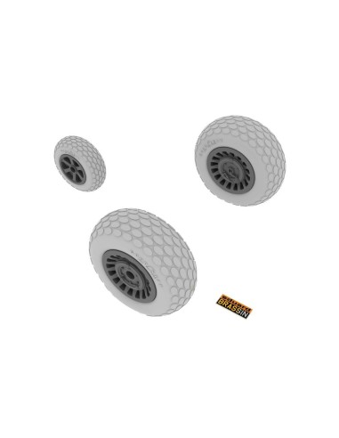 P-61 wheels for Great Wall Hobby 