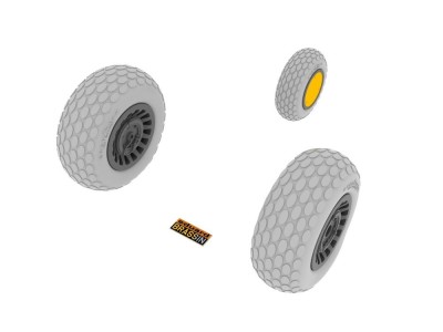 P-61 wheels for Great Wall Hobby 