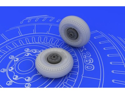 II-2 Shturmovik wheels for Tamiya 