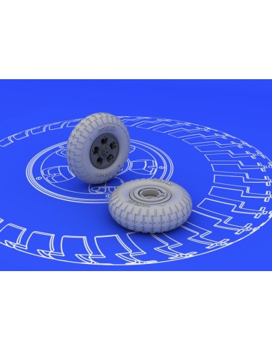 Spitfire wheels - 5 spoke for Eduard 