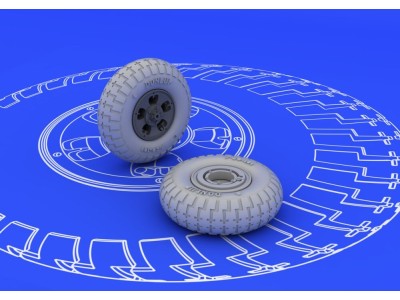 Spitfire wheels - 5 spoke for Eduard 