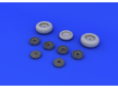 Me 262 wheels for Tamiya 