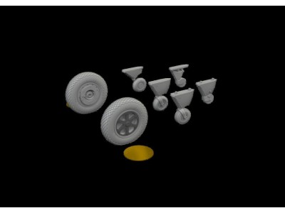 Spitfire wheels - 4 spoke for Eduard 