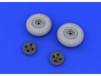 Spitfire wheels - 4 spoke for Eduard 