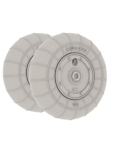 Bf 109G-10 wheels for Eduard 