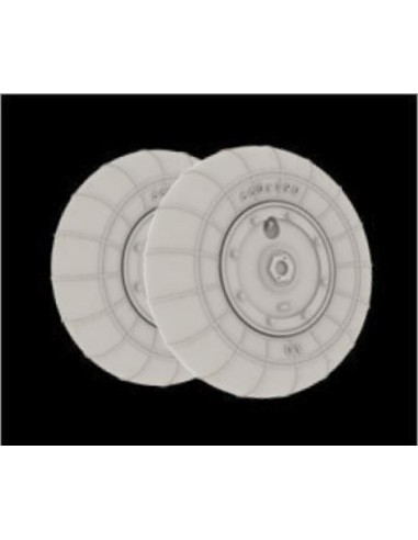 Bf 109G-10 wheels for Eduard 