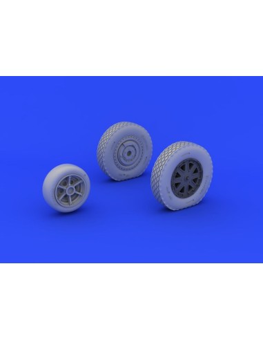 P-39 wheels late for Eduard 