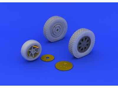 P-39 wheels late for Eduard 