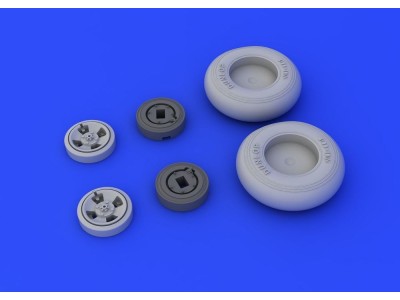Hurricane Mk.I wheels for Airfix 