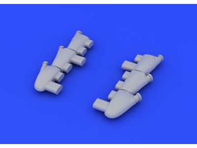 Hurricane Mk.I exhaust stacks f.Airfix 