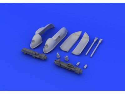 Bf 109 cannon pods for Eduard 
