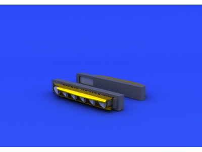 Bf 109G exhaust stacks for Eduard 