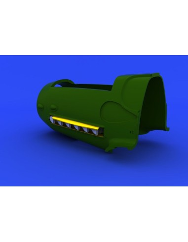 Bf 109G exhaust stacks for Eduard 