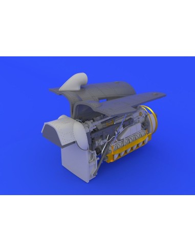 Bf 109G-6 engine &fuselage guns f.Eduard 
