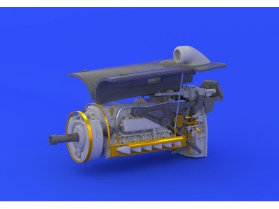 Bf 109G-6 engine &fuselage guns f.Eduard 