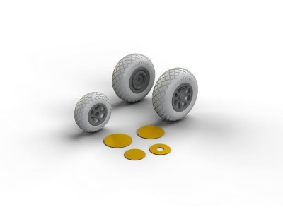 P-38 wheels for Academy 