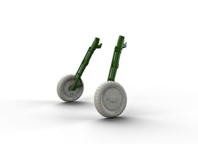 Bf 109G-6 wheels 