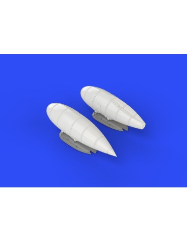 Bf 109G external fuel tanks for Eduard 