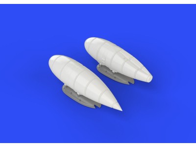 Bf 109G external fuel tanks for Eduard 