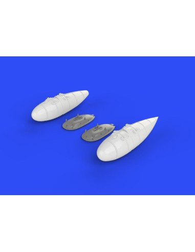 Bf 109G external fuel tanks for Eduard 