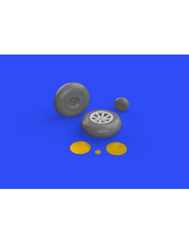 P-40B wheels for Airfix 