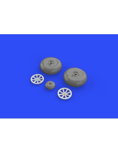 P-40B wheels for Airfix 