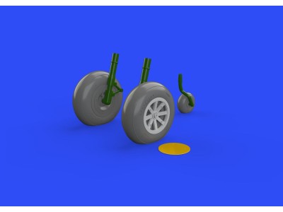 P-40B wheels for Airfix 