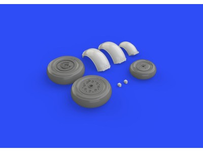 Meteor F.8 wheels for Airfix 