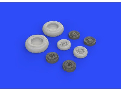 F-14A wheels for Tamiya 