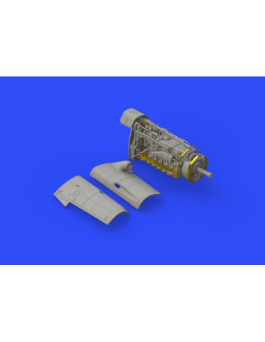 Bf 109F engine & fuselage guns f.Eduard 