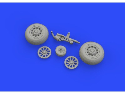 P-51D wheels for Airfix 