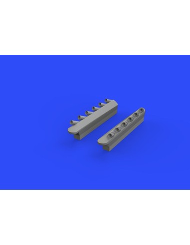 P-51D exhaust stacks w/fairing f.Airfix 