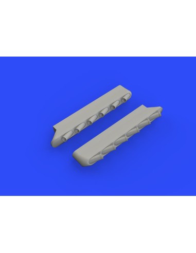P-51D exhaust stacks w/fairing f.Airfix 