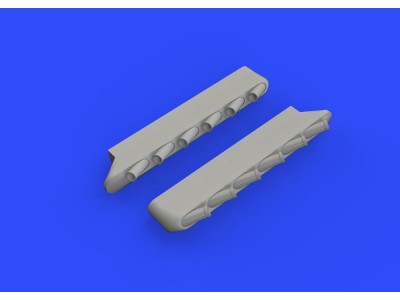 P-51D exhaust stacks w/fairing f.Airfix 