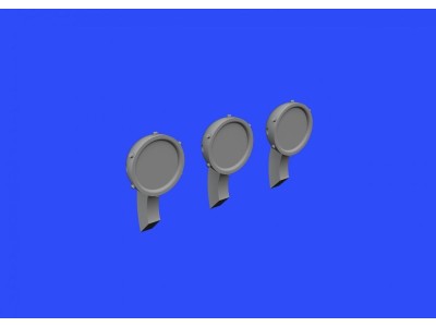P-51D rear view mirrors for Airfix 
