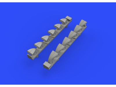 Bf 109G-6 exhaust stacks for Tamiya 