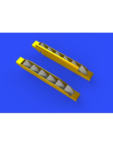 Bf 109G-6 exhaust stacks for Tamiya 