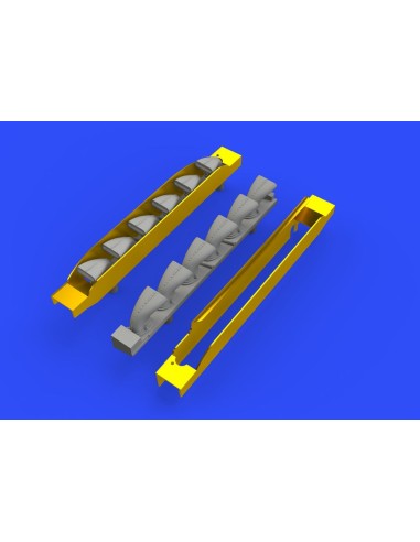Bf 109G-6 exhaust stacks for Tamiya 