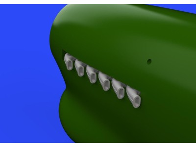 Tempest MK.V exhaust stacks for Eduard 