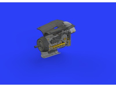 Bf 109G-10 engine for Eduard 